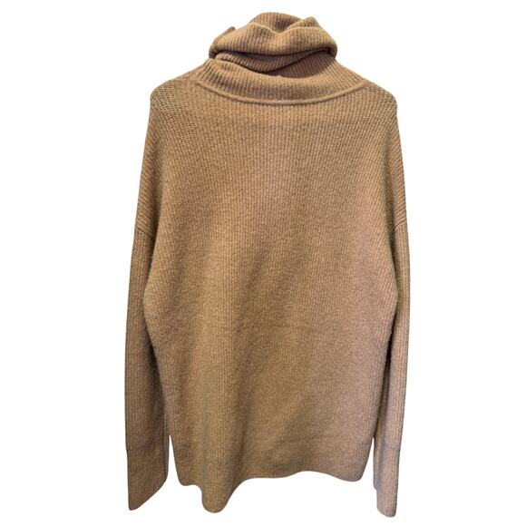 Theory Merino Wool Blend Cowl Neck Tunic Oversized Sweater - Picture 2 of 11